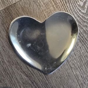 Heart Shaped Metal Dish